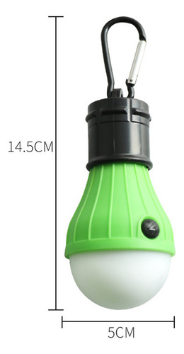 Linterna Led Portátil Para Acampar Con Gancho, 3 Modos De Lu