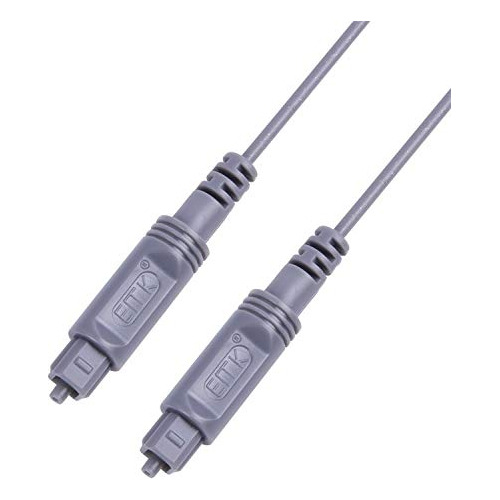 Cabl Optico Cable Fibra Optica Audio Digital Equilibrio Gris