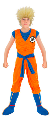 Disfraz De Dragon Ball/goku Para Niños