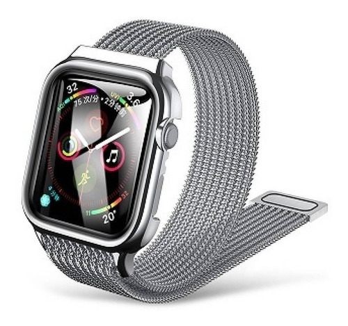 Pulsera Malla Reloj Apple Watch 4 Magnetico Acero Inox Otec