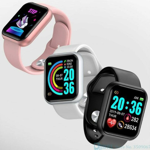 Imagen 4 de 7 de Reloj Inteligente Con Pulsera, Monitor De Frecuencia Cardíac