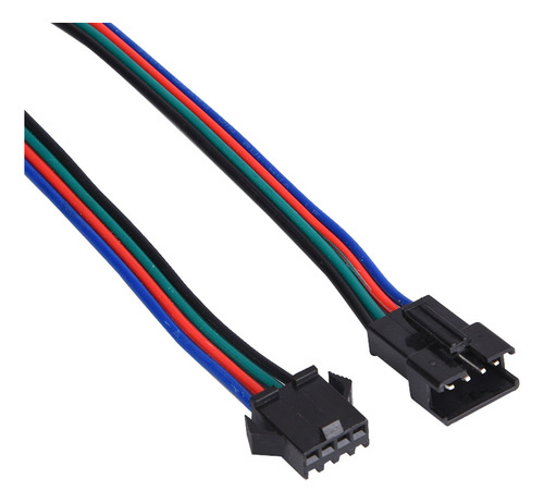 50 Pares De Cables Conectores Macho Y Hembra De 4 Pines Esta