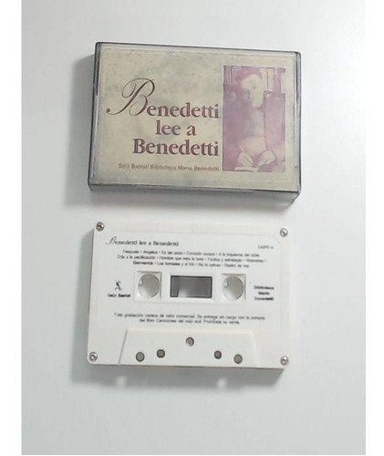 Benedetti Lee A Benedetti - Seix Barral. Cassette