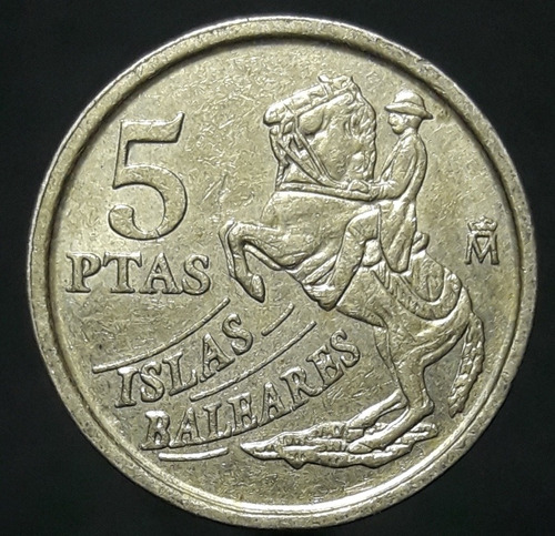 Moneda España 5 Pesetas Islas Baleares 1997