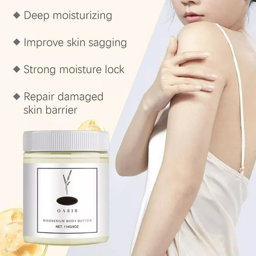 Crema Para La Neuropatía, Mantequilla Corporal De Magnesio.