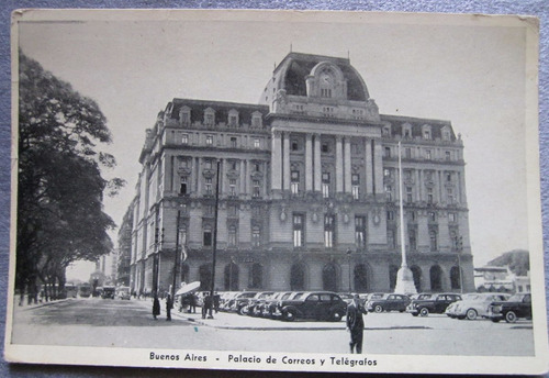 Antigua Postal Buenos Aires Palacio De Correos Y Telegrafos