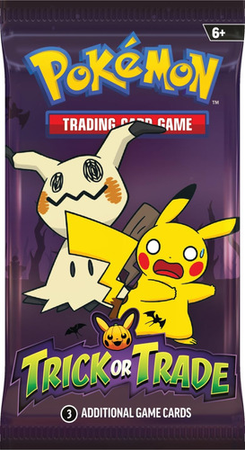 X2 Sobres Cartas Pokémon Tcg Trick Or Trade - Originales