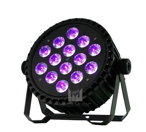 12 Canhao Refletor Par 64 14 Led Cree 18w Rgbwa+uv Hexaled