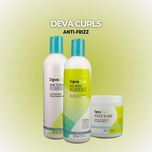 Devacurl No-poo Decadence Kit Home Care (3 Produtos)
