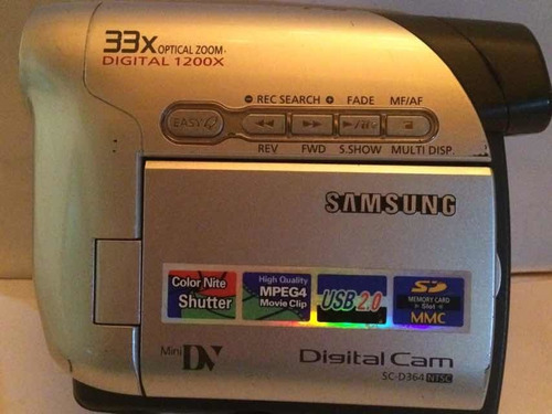 Camara Video Samsung Minidv  Sc-d364