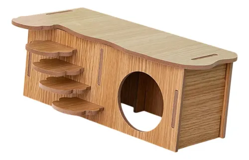 Curated visual reference: Rounded Edge Hamster Hideaway Houses With Hiding Places And Wheels Reference: Hamster House Wooden Hide Hut Hideaway Cabin Round Hole