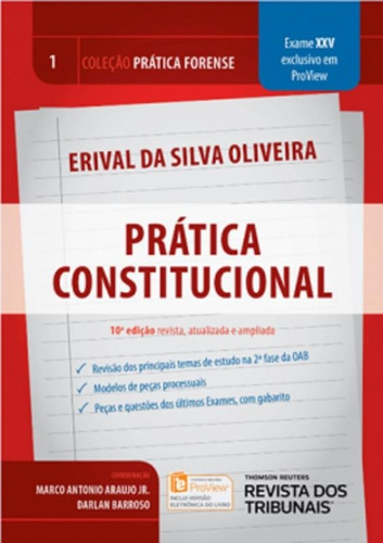 Pratica Constitucional - Vol 1 - Rt - 10 Ed