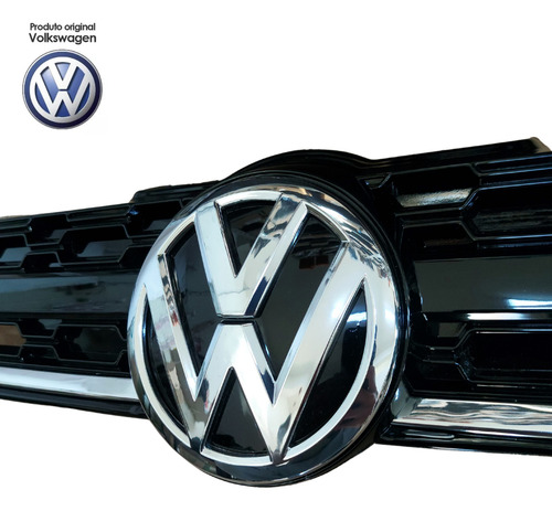 Grade Radiador Com Emblema Vw Saveiro Cross G6 Original