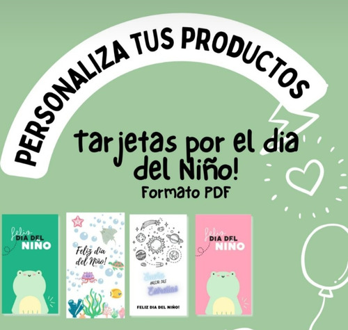 Tarjetas Para Imprimir Día Del Niño!