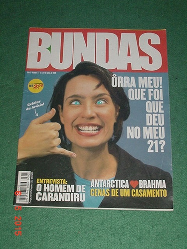 * Revista Bundas - N.5 - Perfeito Estado *