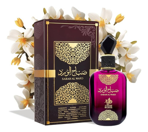 Perfume Árabe Feminino Al Wataniah Sabah Al Ward Eau 100ml