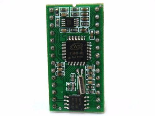Imagen 3 de 4 de Módulo Reproducción Mp3 Wav Wt5001 Sin Sd Arduino Avr Pic