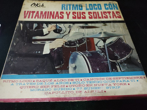 Vitaminas Y Sus Solistas  Ritmo Loco Vinilo,lp,acetato,vinyl
