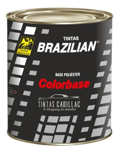 Tinta Poliéster Auto Branco Artico Ford 98 900ml Brazilian