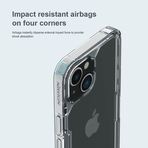 Capa Case Nillkin Nature Tpu Pro Para iPhone 15 Plus 6.7 Pol