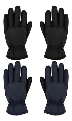 Satinior 2 Pares De Guantes De Nieve Gruesos Para