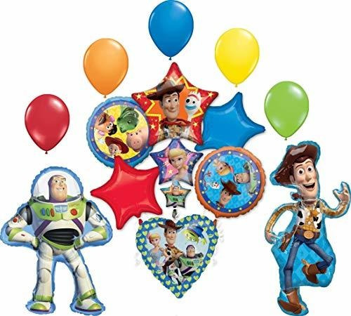 Fiesta Toy Story - Ramo De Globos Decorativos, 13 Piezas, Di