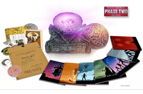 Marvel Phase Fase 2 - 6 Películas Blu-ray Y 3d Coleccionable