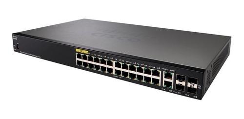 Switch Cisco Sf350-24 Adm L2 24 Puertos + 2 Giga + 2 Sfp