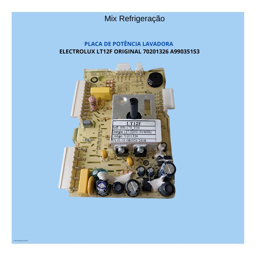 Placa Potencia Electrolux Lt12f Original 70201326 A99035153