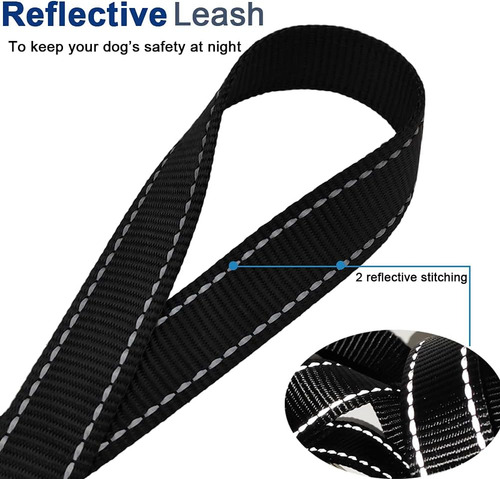 Correa De Nailon Para Perro De 6 Pies, Resistente De 1 Pulga