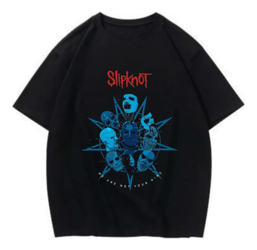 Camiseta Plus Oversized Streetwear Rock Banda Slipknot Mod02