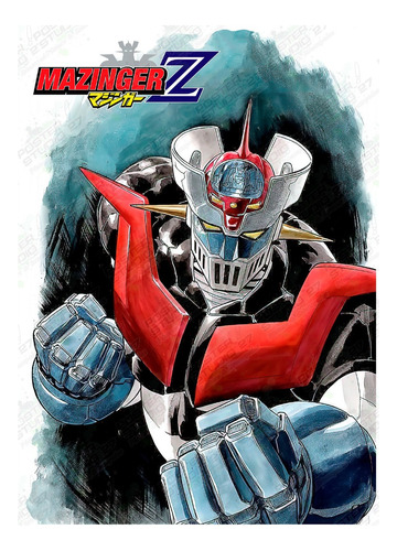 Poster Afiche Diseño Anime Clásico Robot Mazinger Z