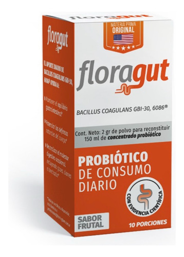 Floragut Probiótico De Mayor Estabilidad Y Concentrado