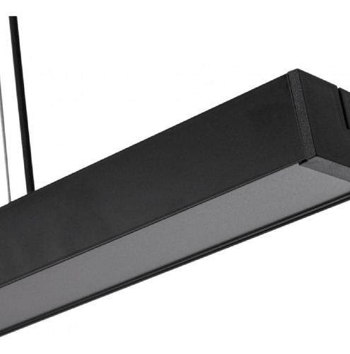 Luminária Pendente Led Linear Otan 24w 4000k 1,20mt Preto 110V/220V