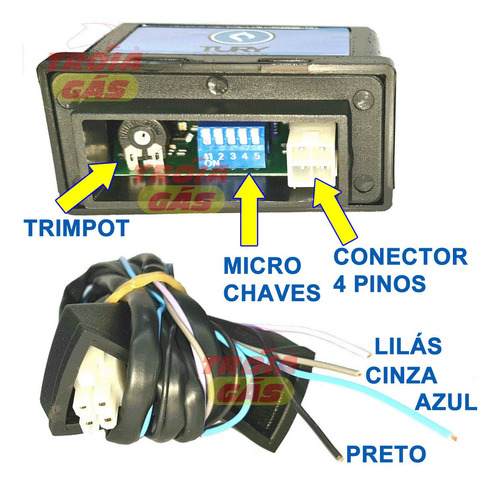 Imagem 3 de 6 de Simulador De Sonda Tury T63 Emulador Sonda Lambda Universal.