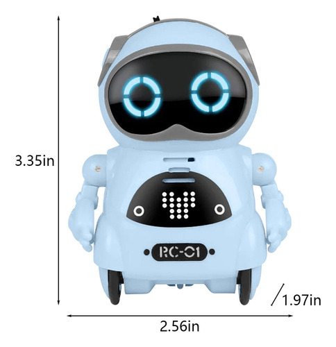 Robot Rc De Bolsillo Que Habla, Diálogo Interactivo Y Recono