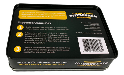 Te Gotta Saber Pittsburgh - Juego De Preguntas Deportes