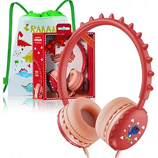 Dinosaur Headphones For Kids Boys&girls With Mic, Volum...