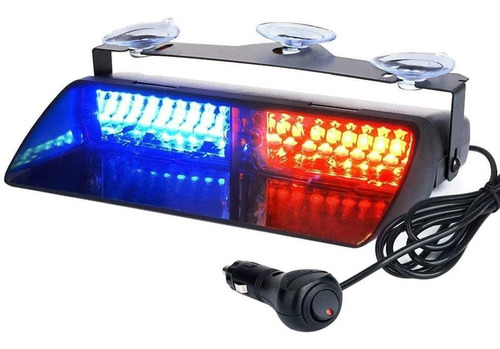 16 Led Luces Focos Policía Estrobos Emergencia Para Auto