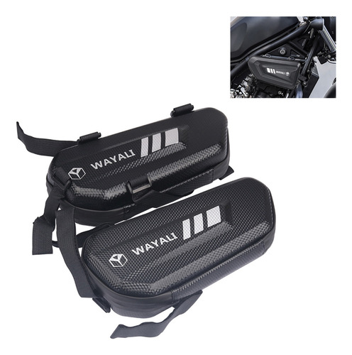 Bolsa De Herramientas Con Bolsillo Lateral Para Yamaha Mt-03