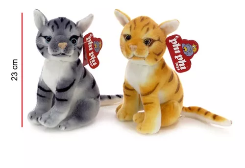 Peluche Gato Sentado Suave Phi Phi Toys Color Gato siamés