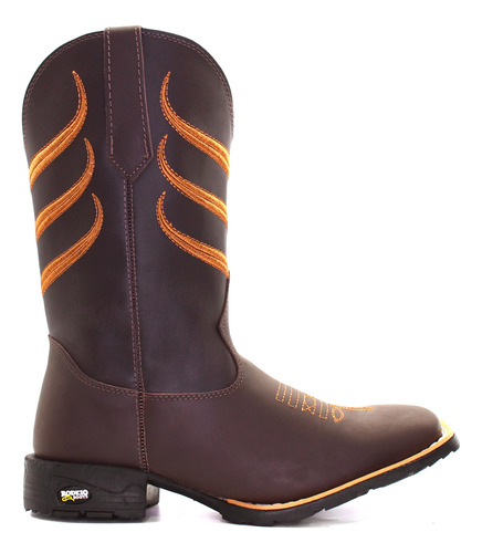 Botina Bota Texana Masculina Couro Country Oferta Exclusiva