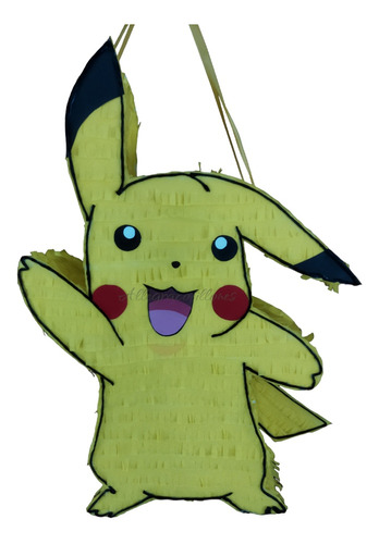 Piñata Pikachu.pokemon. Infantiles.allegracotillones