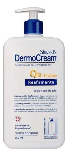  Crema Simonds Dermocream Reafirmante Q10 Protein 750ml