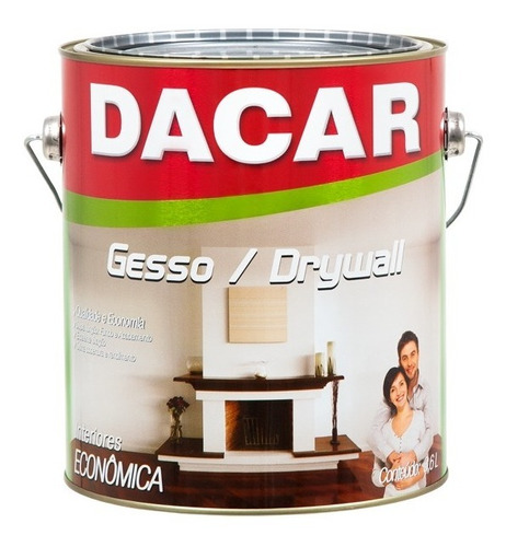 Pintura Para Yeso Drywall Acrilico Gesso Dacar 3,6l