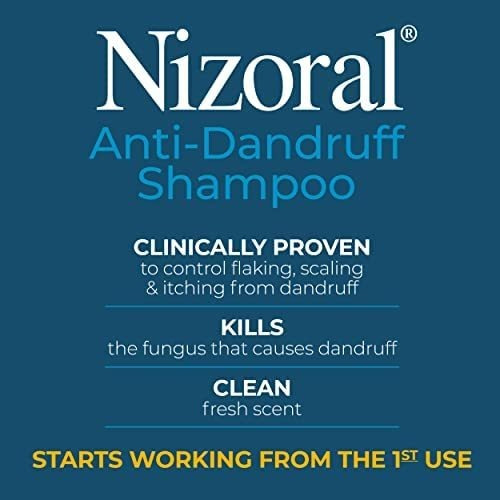 Nizoral Anti-caspa Shampoo Com 1% De Cetoconazol, Aroma Fre
