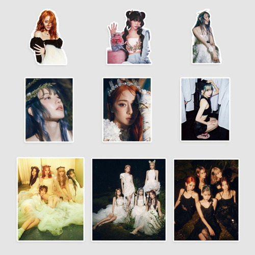 Le Sserafim (55 Photocard + Sticker) Kpop Pegatina+ Lomocard