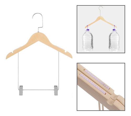 Perchas De Madera Para Trajes, Perchas Para Para Niños