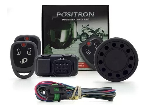 Kit Alarme Moto Positron Pro 350 G8 Universal Corta Corrente