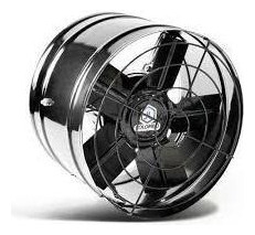 Exaustor Comercial 40cm Aço Preto Axial Parede 95w